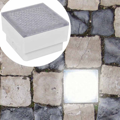 2× LED Recessed Floor Lights, 100 × 100 mm