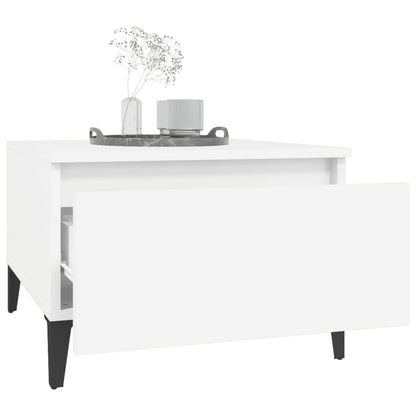 Grove side table with drawer open