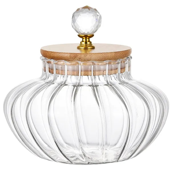 Borosilicate Striped Sealed Jar, Coffee Canister