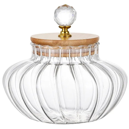 Borosilicate Striped Sealed Jar, Coffee Canister