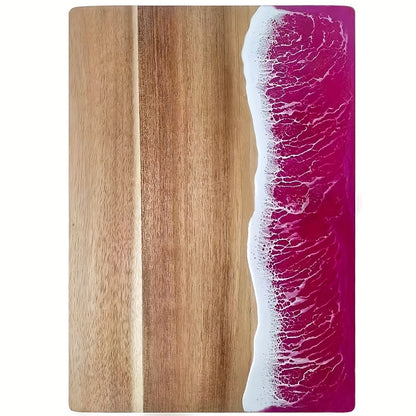 Wave ocean resin serving board – photo 9
