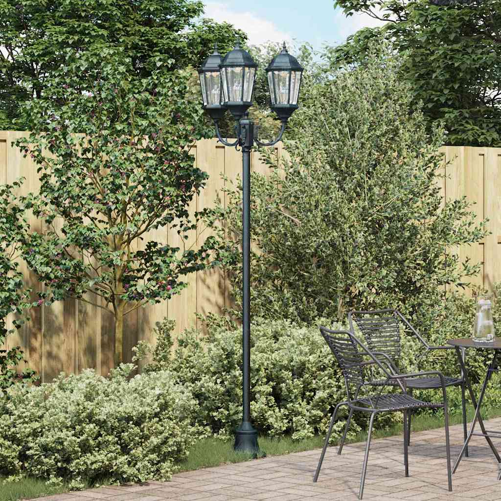 Garden Light Pole, Dark Green