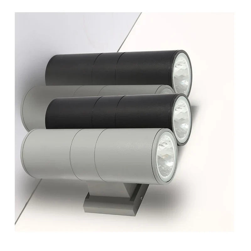Twinbeam stainless steel up-down wall light – photo 5