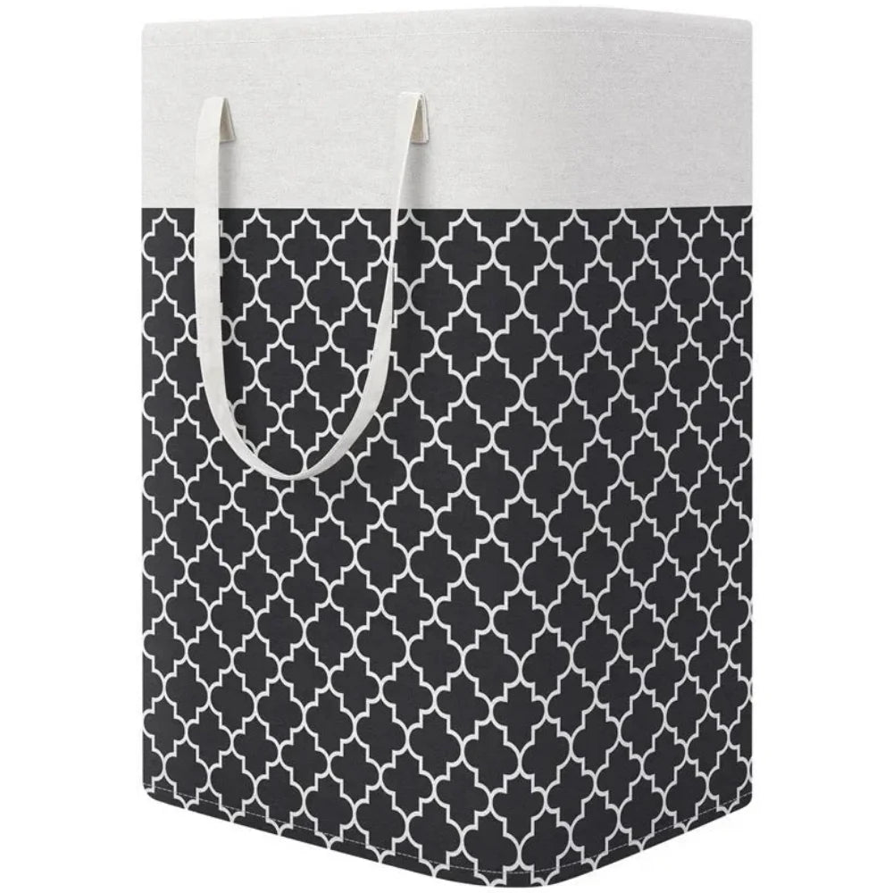 Lauva foldable patterned laundry basket – photo 7