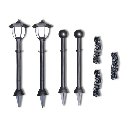 Glade set contents with ground spikes