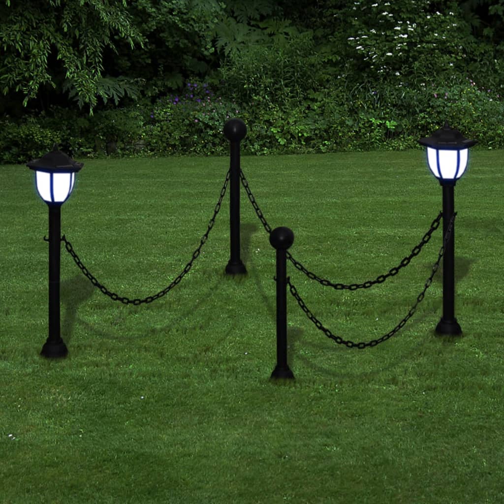 2× LED Solar Garden Lantern