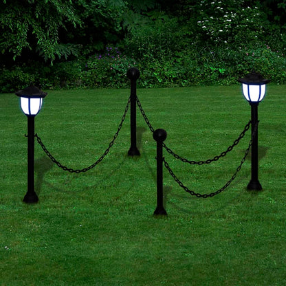 2× LED Solar Garden Lantern