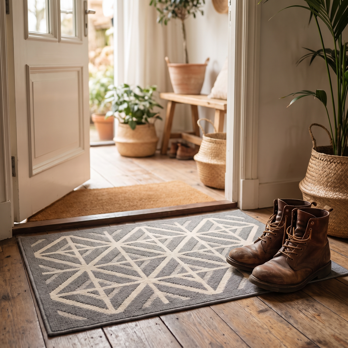 Terra patterned entrance mat — iwt1