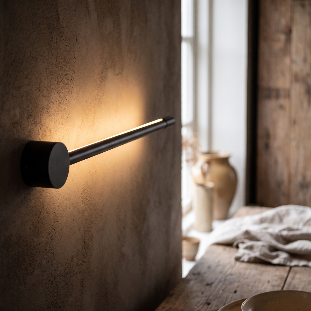 Linea slim mirror wall light — iwt2