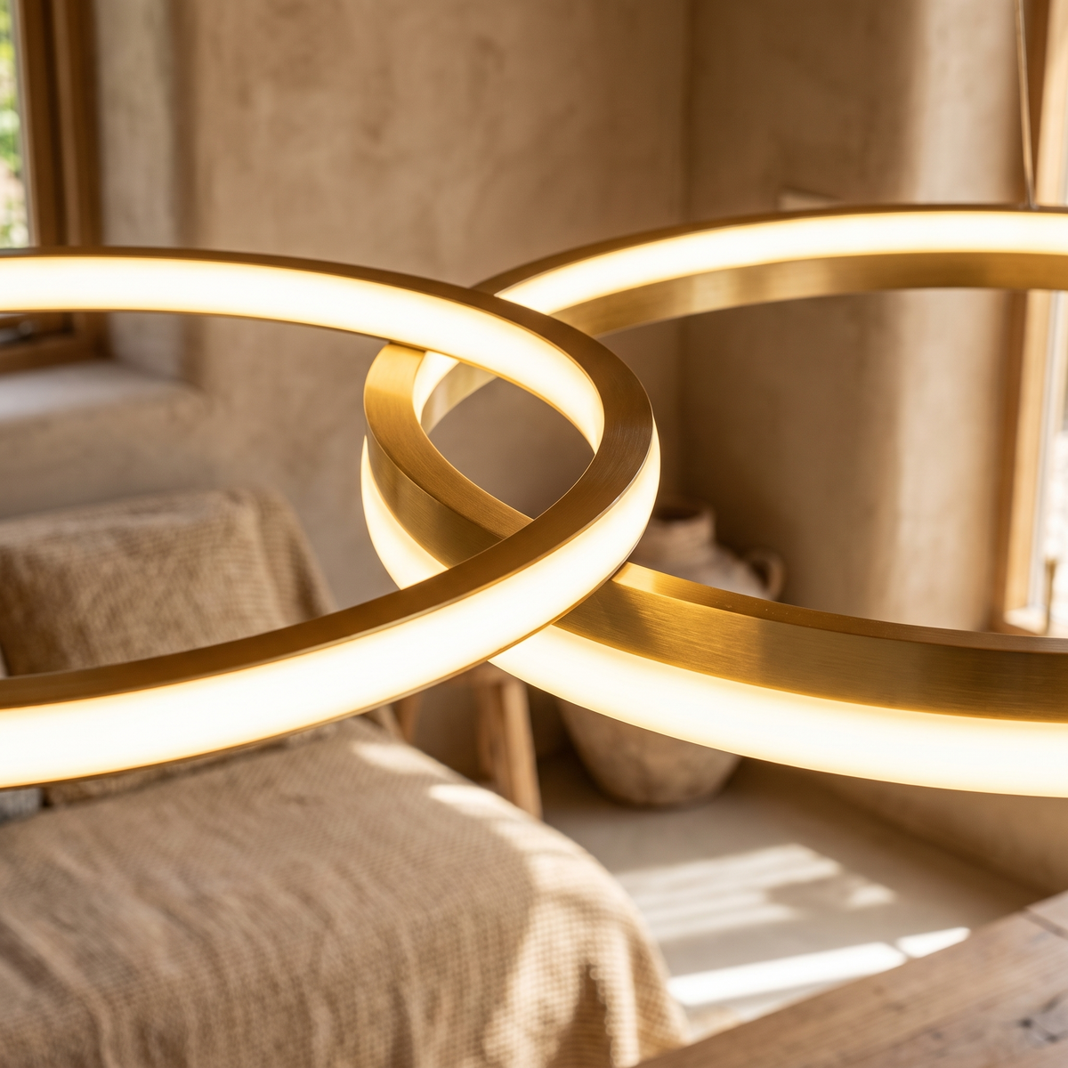 Ripple layered ring ceiling light — iwt2