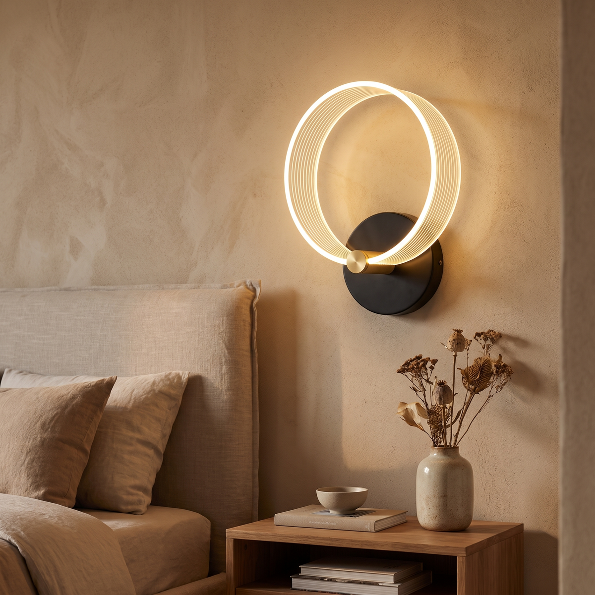 Circa ring bedside wall light — iwt1