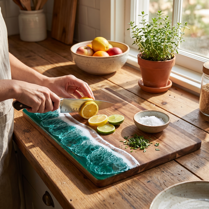 Wave Resin Cutting Board