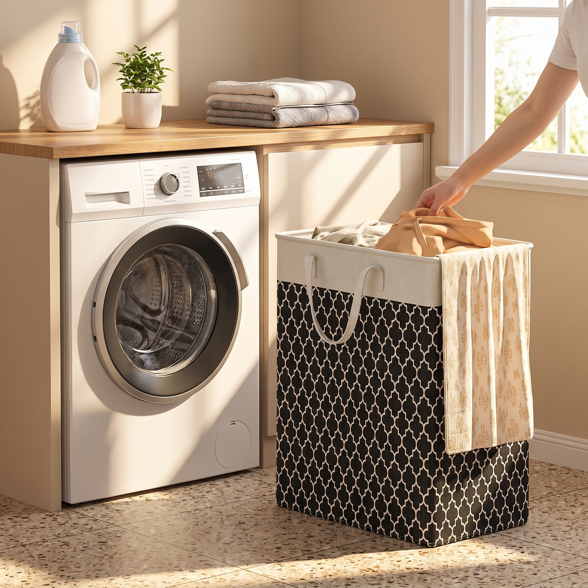 Lauva 75L Waterproof Laundry Basket