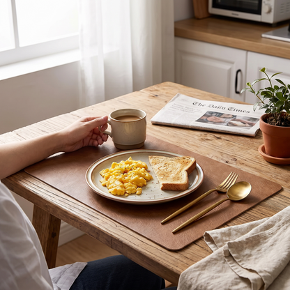 DuoMat Faux Leather Placemats