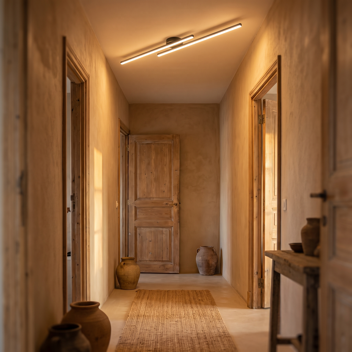 Stride linear corridor ceiling light