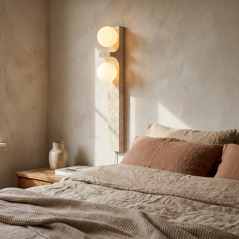 Dune sandstone strip wall light
