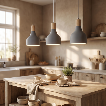 Kettle Nordic cone pendant