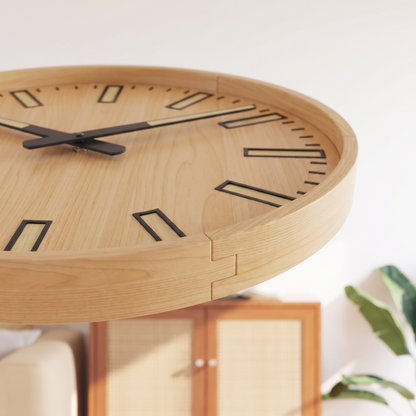 Beacon | Luminous-Dial Wall Clock, Ø30 cm