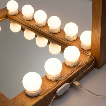 Marquee | Eight-Bulb Mirror Light, Warm and Cool White