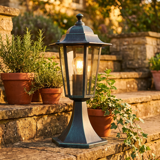 Thicket | Aluminium Garden Lantern, Dark Green