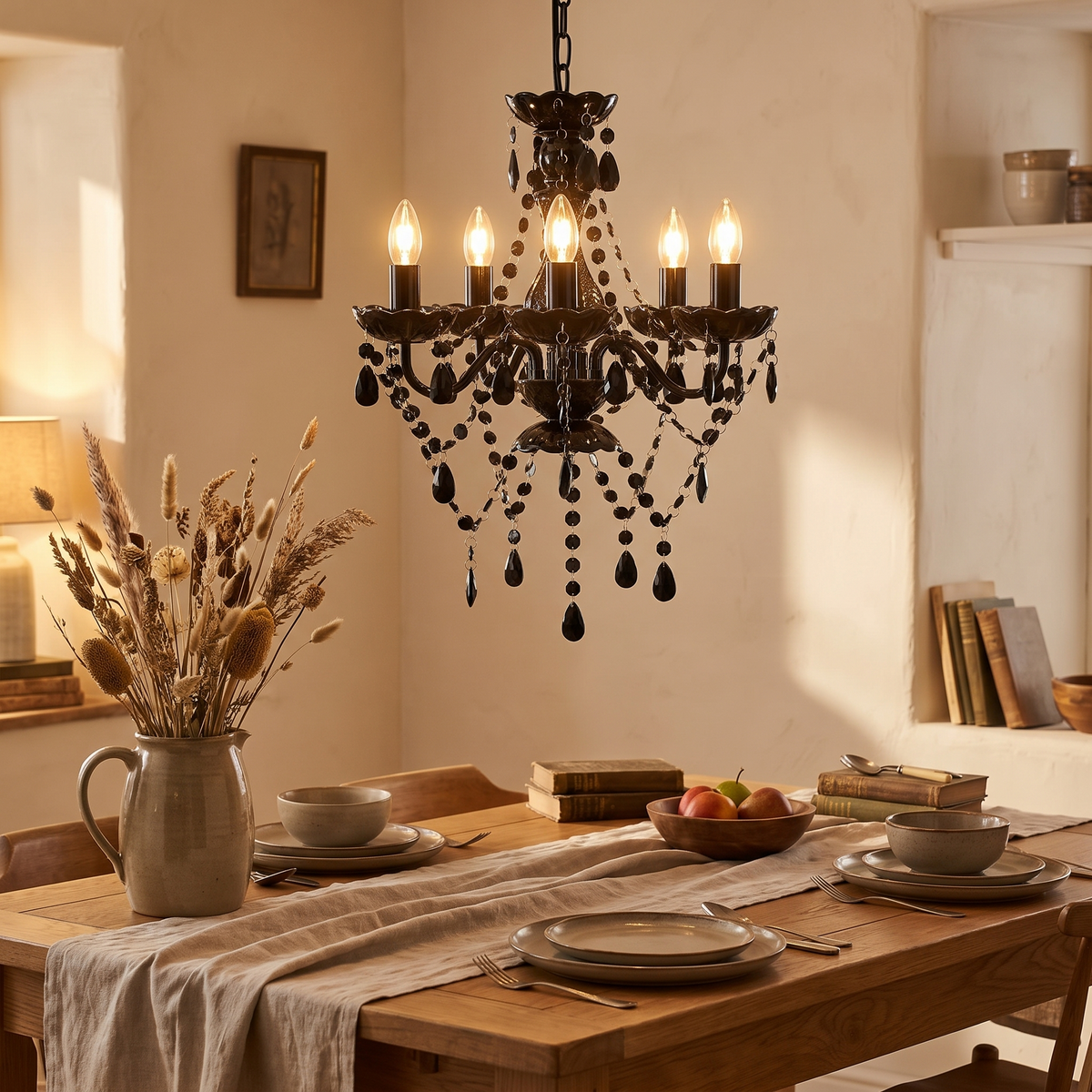 Thistle | Five-Bulb Chandelier