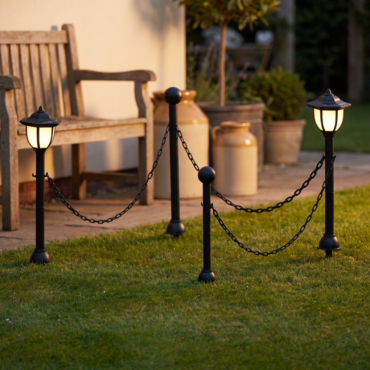 Glade | LED Solar Garden Lanterns, Pair
