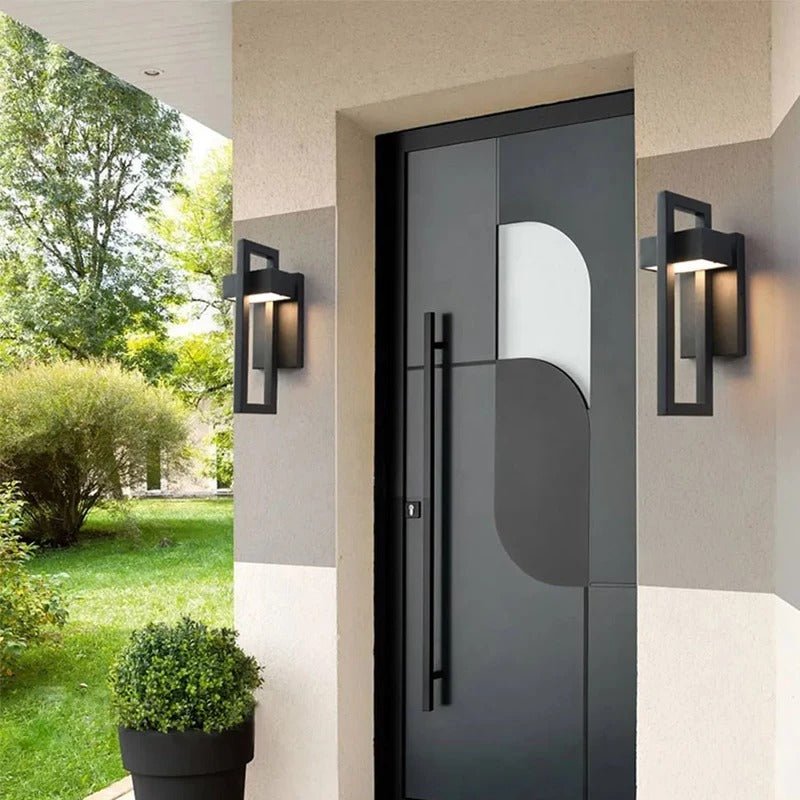 Norra framed outdoor wall lamp – photo 6