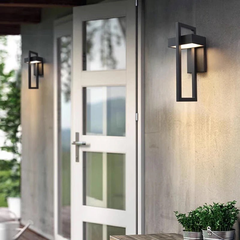 Norra framed outdoor wall lamp – photo 7